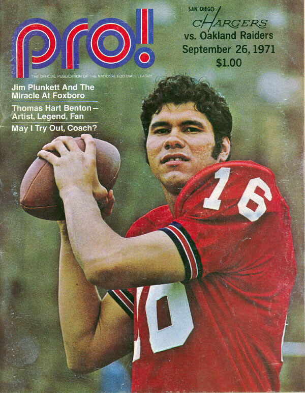San Diego Chargers vs. Oakland Raiders (September 26, 1971)