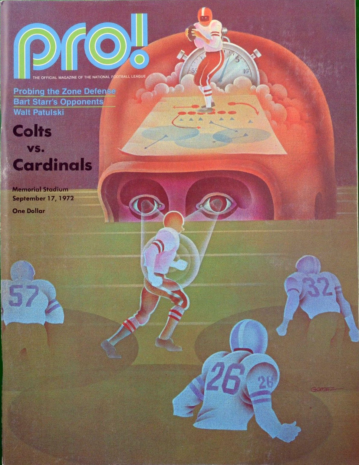 Baltimore Colts vs. St. Louis Cardinals (September 17, 1972)