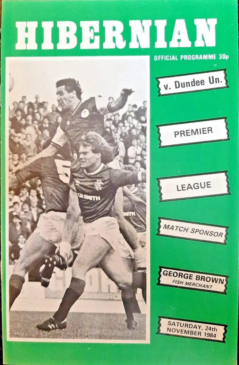 Hibernian vs. Dundee United (November 24, 1984)