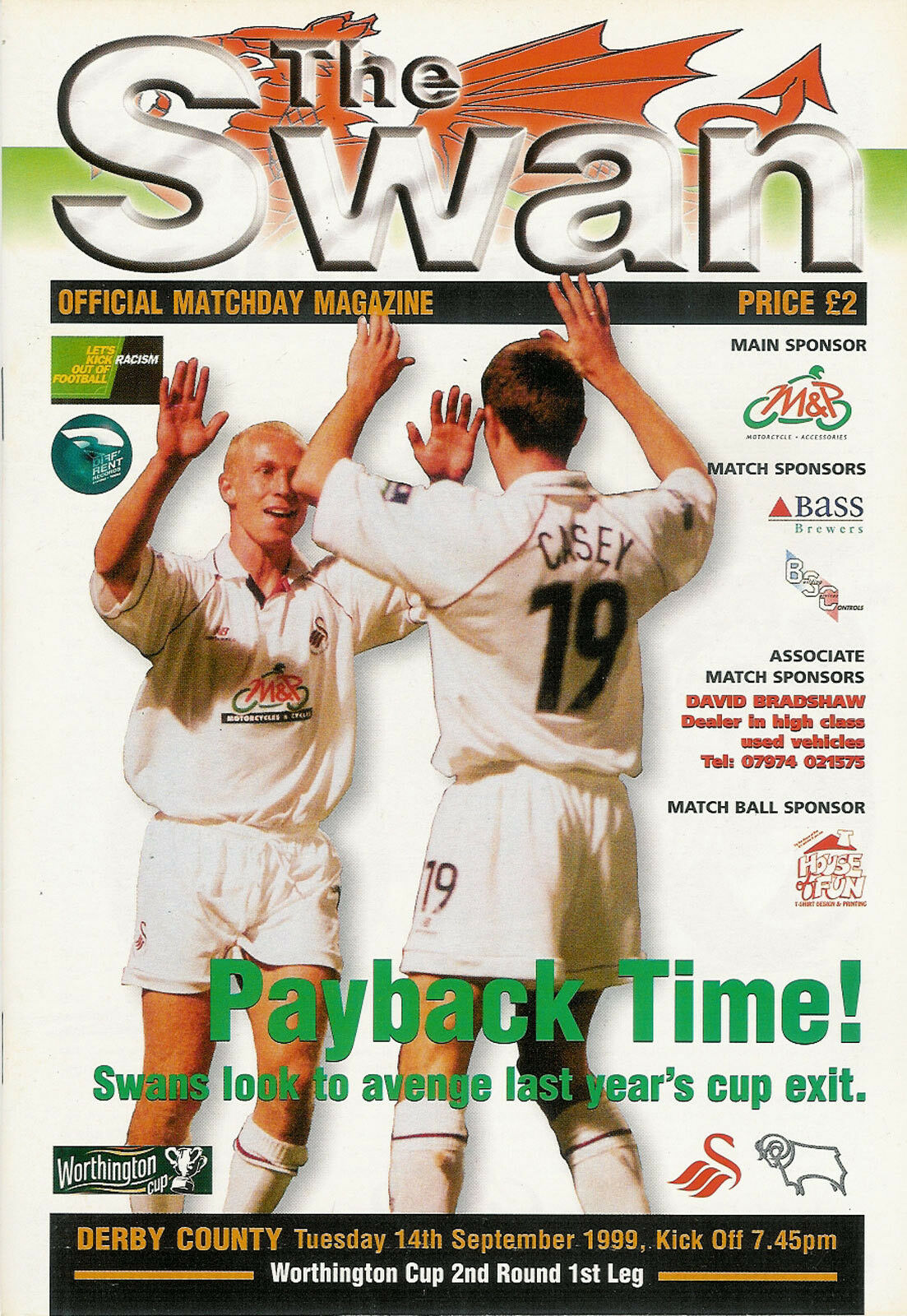 Swansea City vs. Derby County (September 14, 1999)