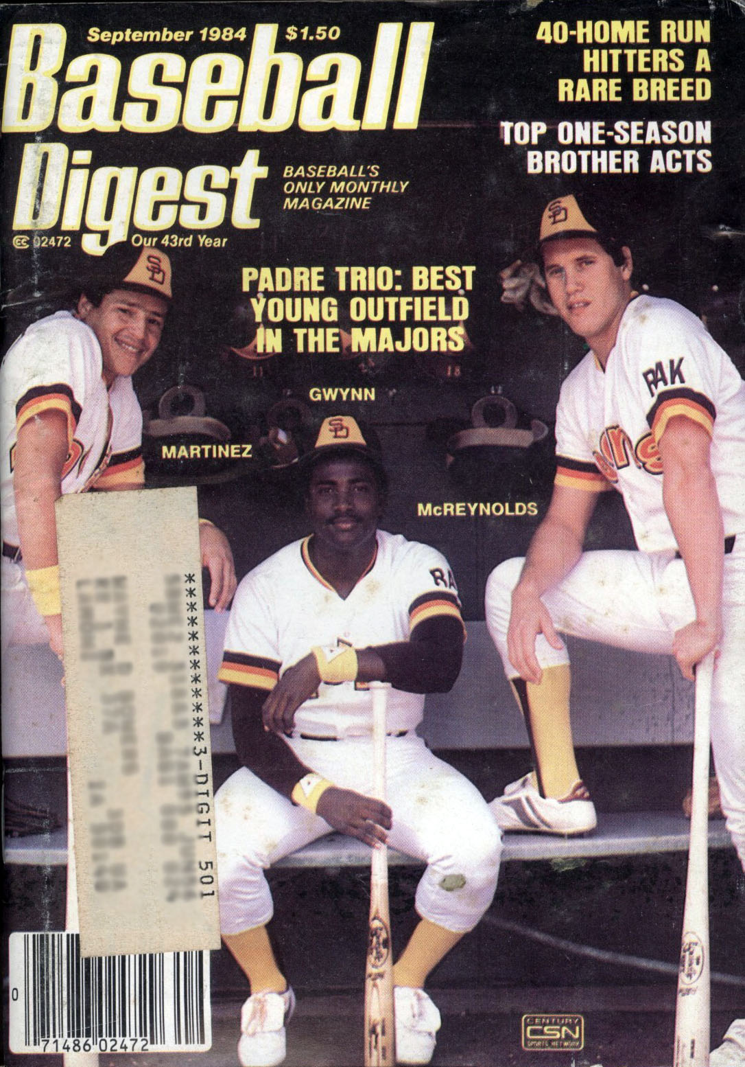 Baseball Digest (September 1984)