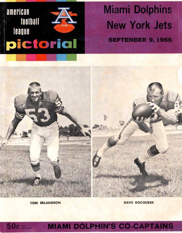 Miami Dolphins vs. New York Jets (September 9, 1966)