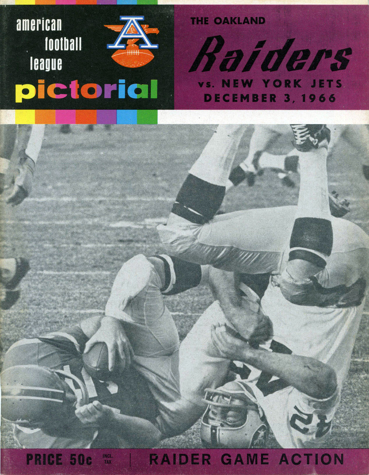 Oakland Raiders vs. New York Jets (December 3, 1966)