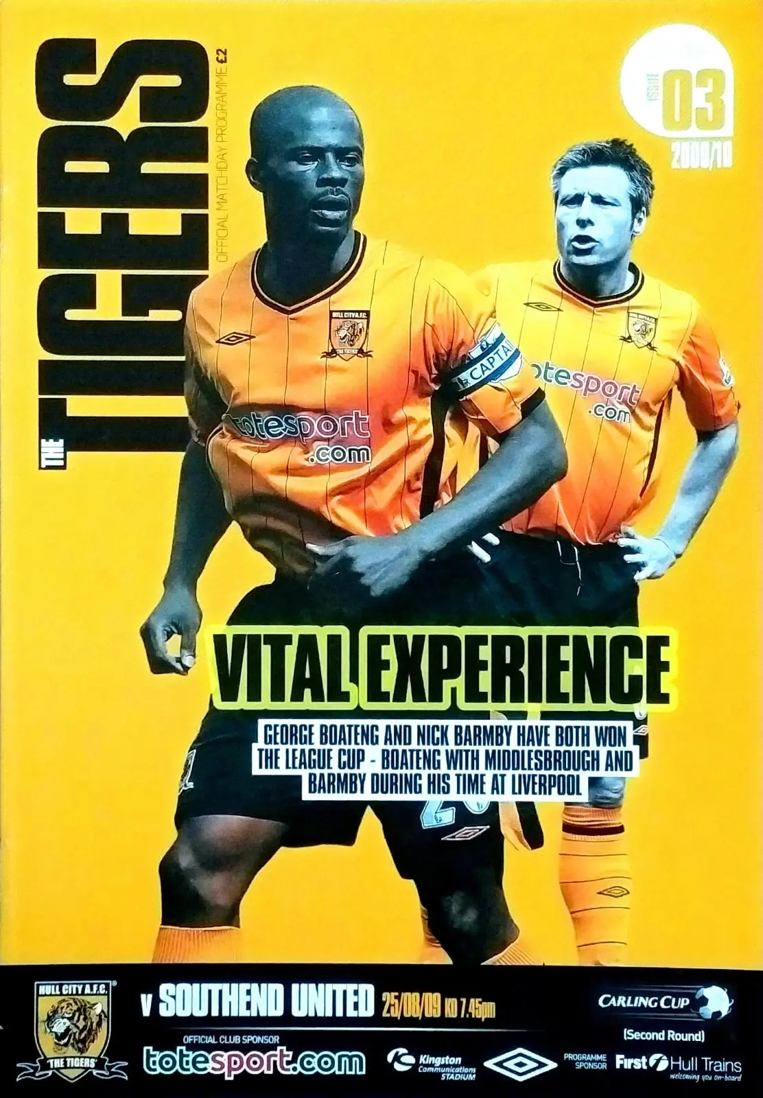 Hull City vs. Southend United (August 25, 2009)