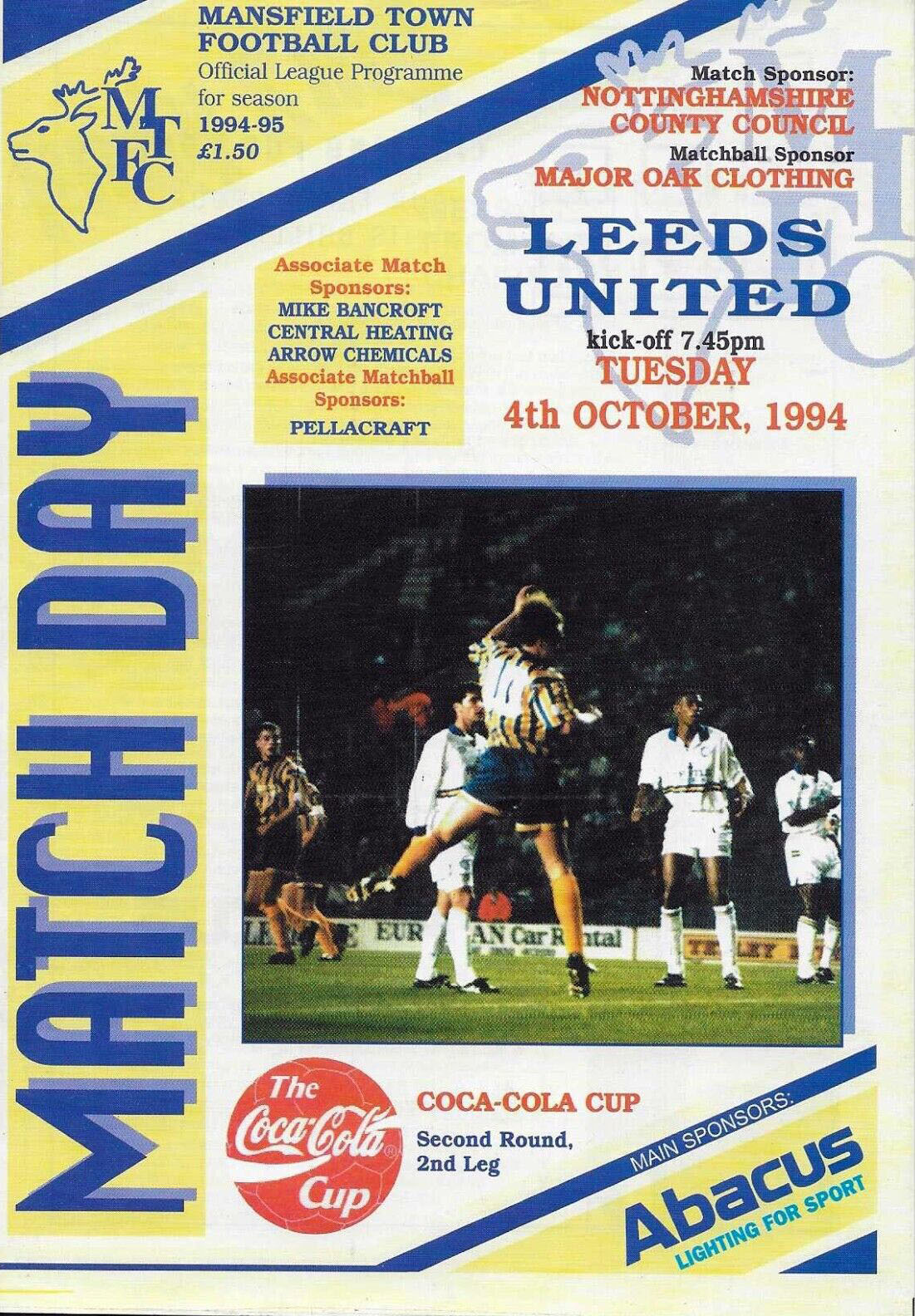 Mansfield Town vs. Leeds United (October 4, 1994)