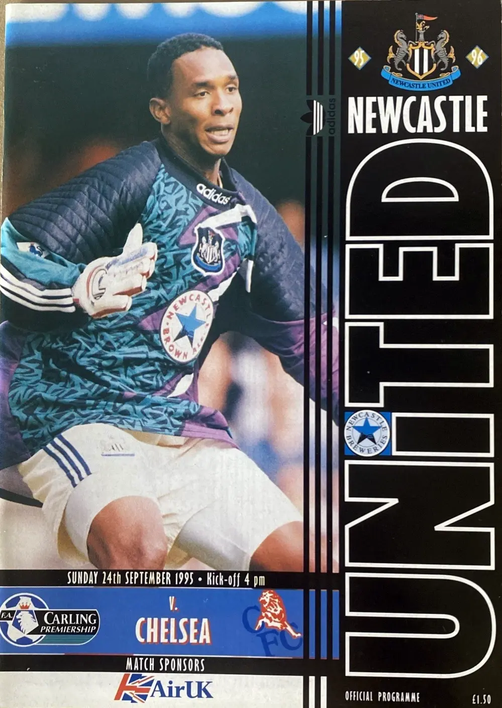 Newcastle United vs. Chelsea (September 24, 1995)