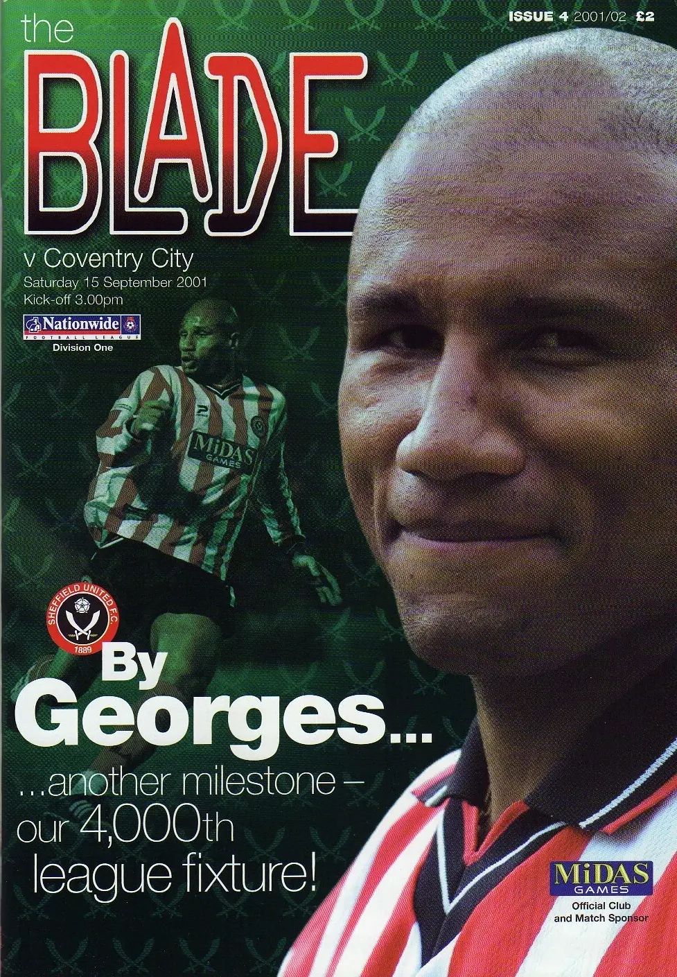 Sheffield United vs. Coventry City (September 15, 2001)