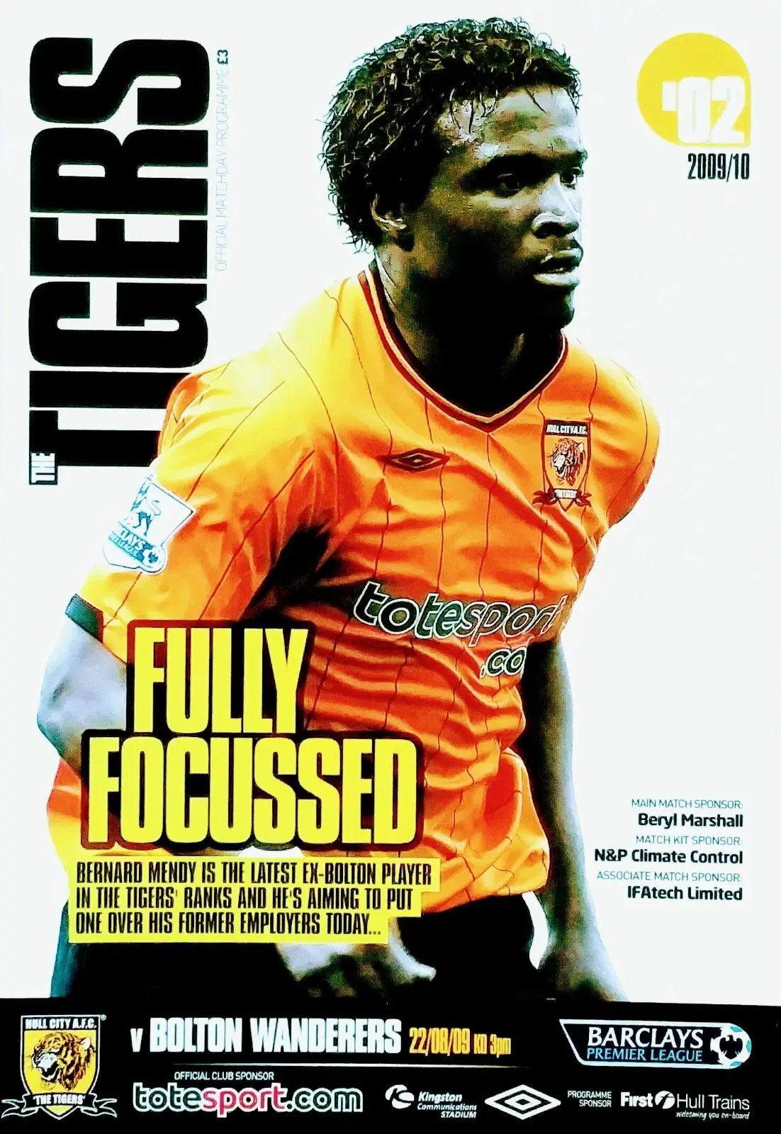 Hull City vs. Bolton Wanderers (August 22, 2009)