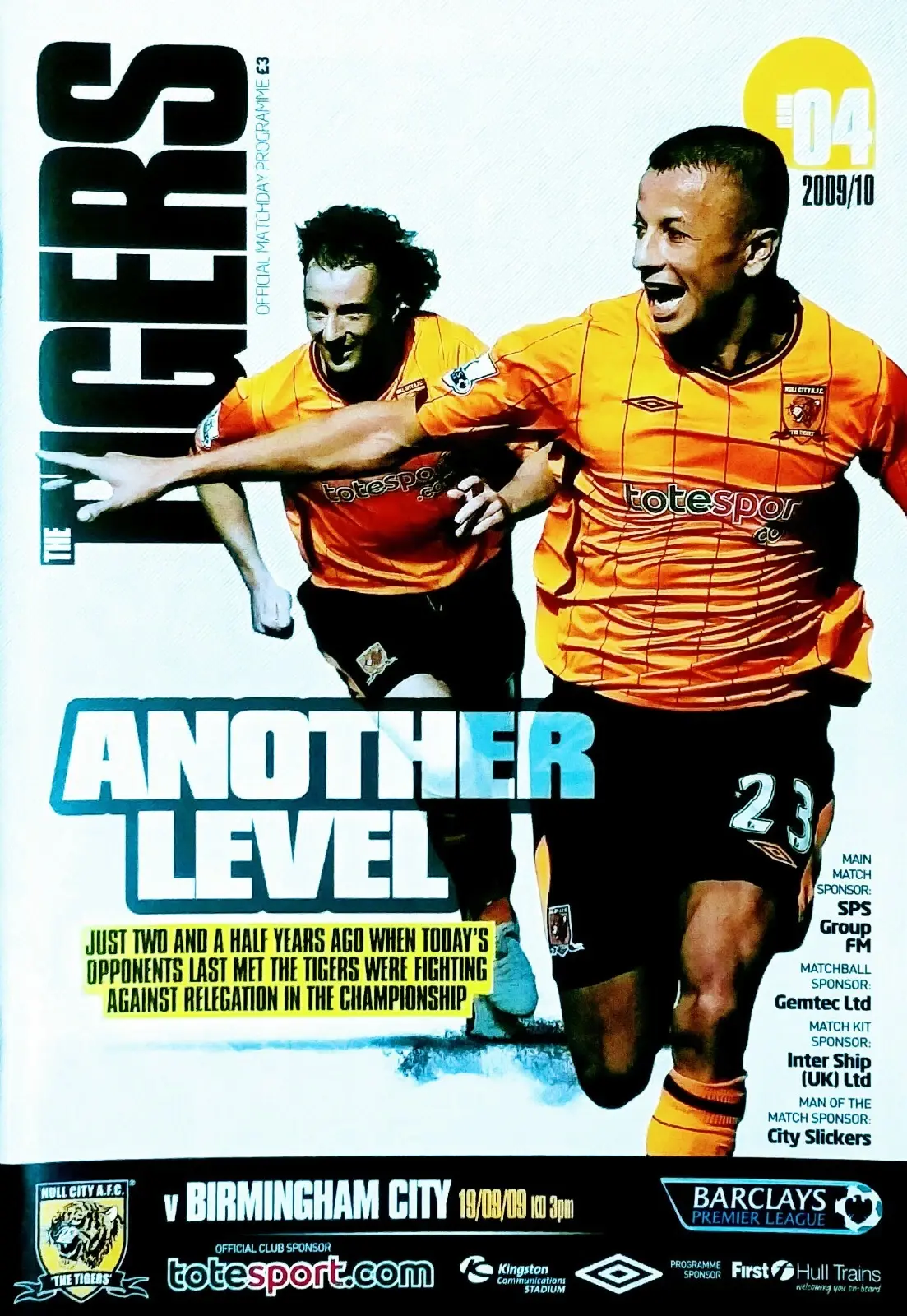 Hull City vs. Birmingham City (September 19, 2009)