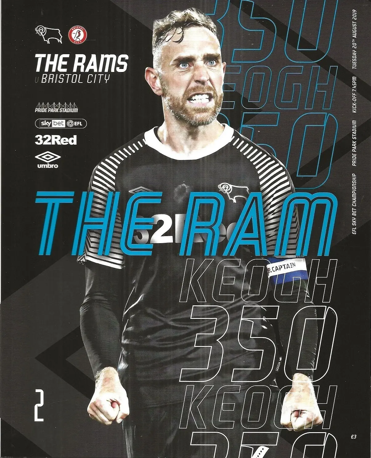 Derby County vs. Bristol City (August 20, 2019)