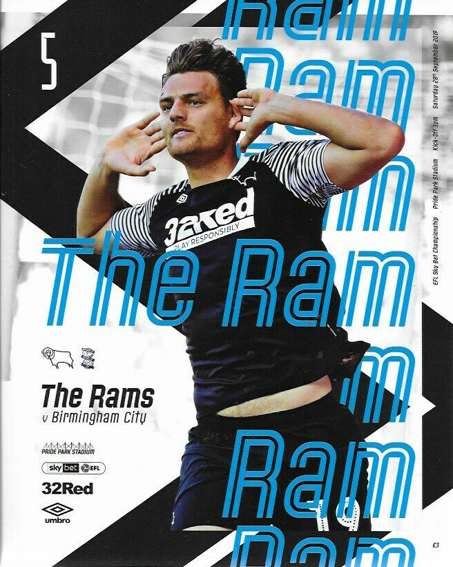 Derby County vs. Birmingham City (September 28, 2019)