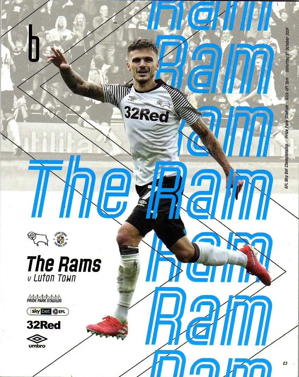 Derby County vs. Luton Town (October 5, 2019)