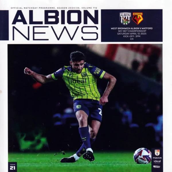 West Bromwich Albion vs. Watford (April 12, 2025)