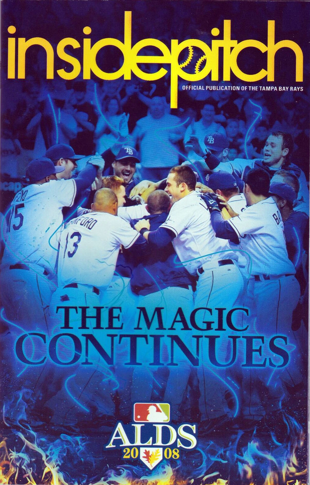 2008 Tampa Bay Rays ALDS program