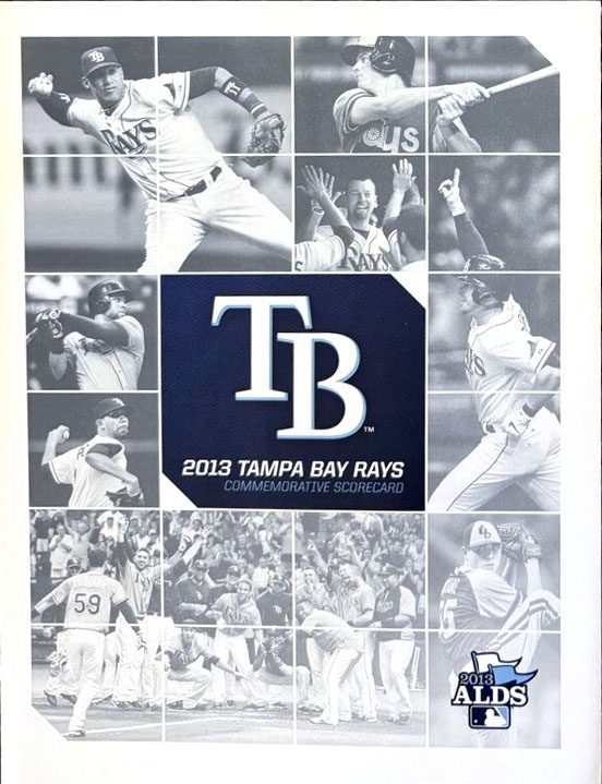 2013 Tampa Bay Rays ALDS program