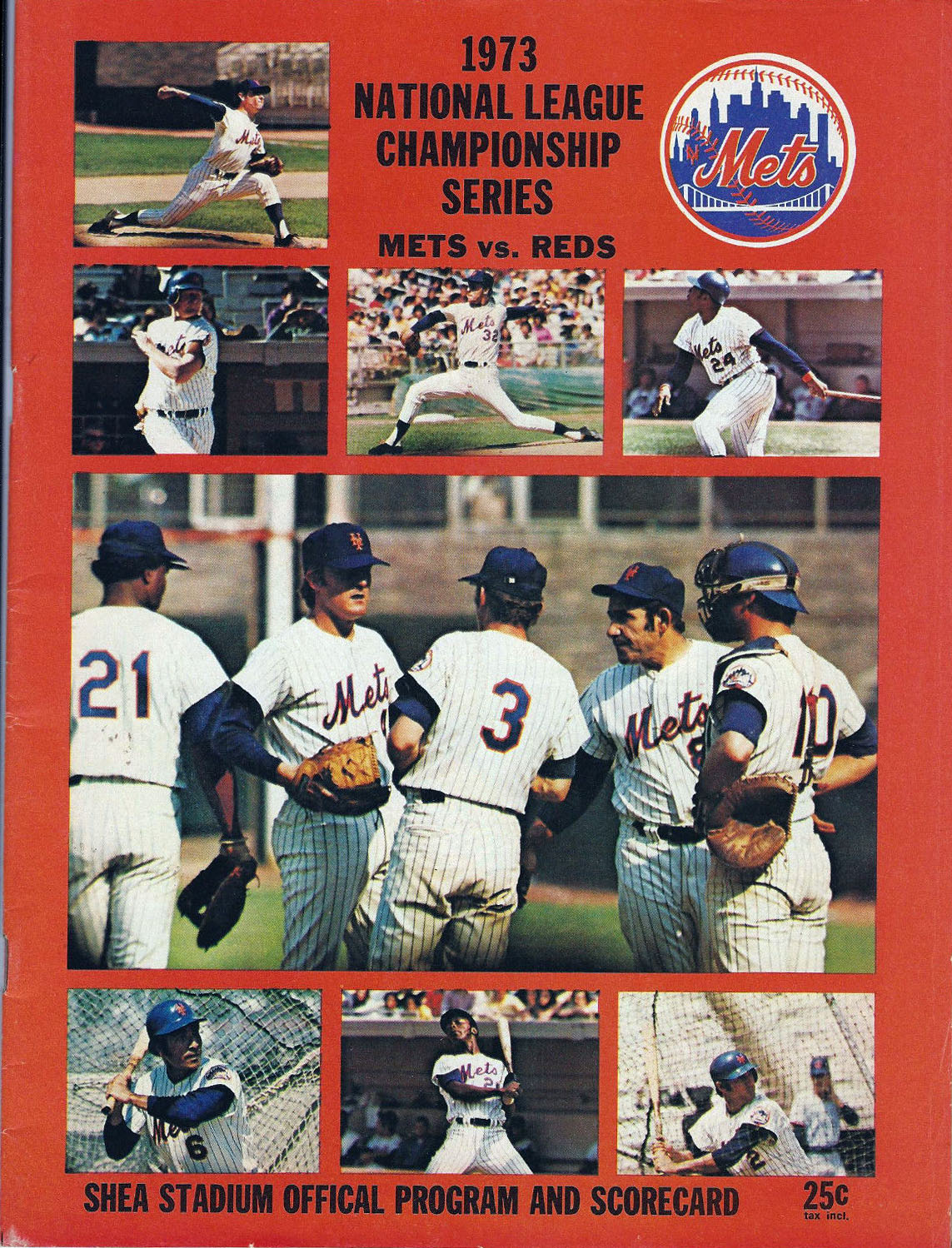 1973 New York Mets NLCS program