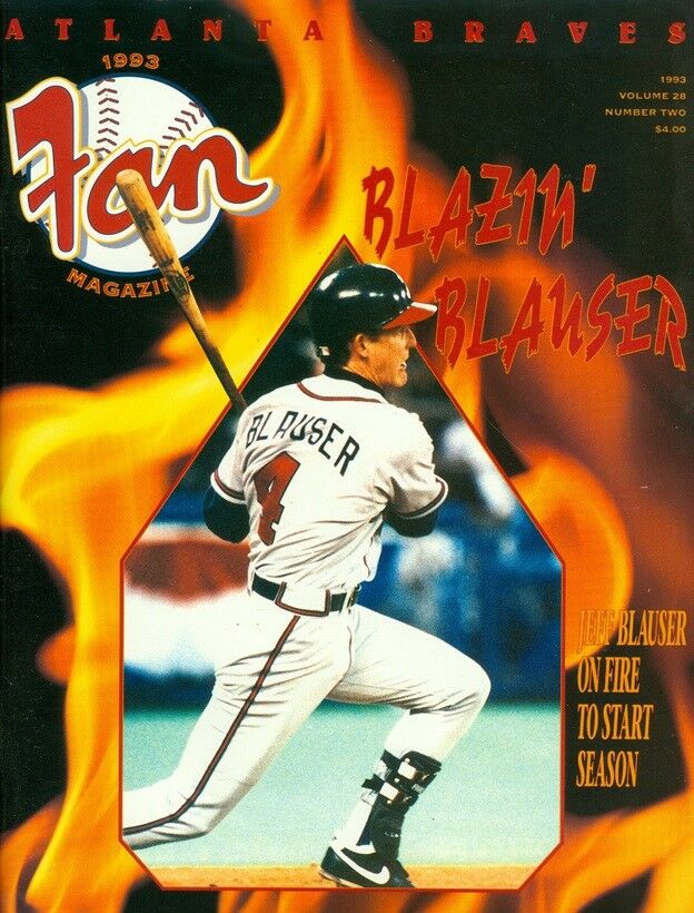 1993 Atlanta Braves program
