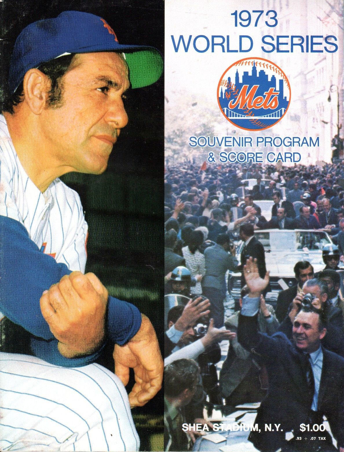1973 New York Mets World Series program
