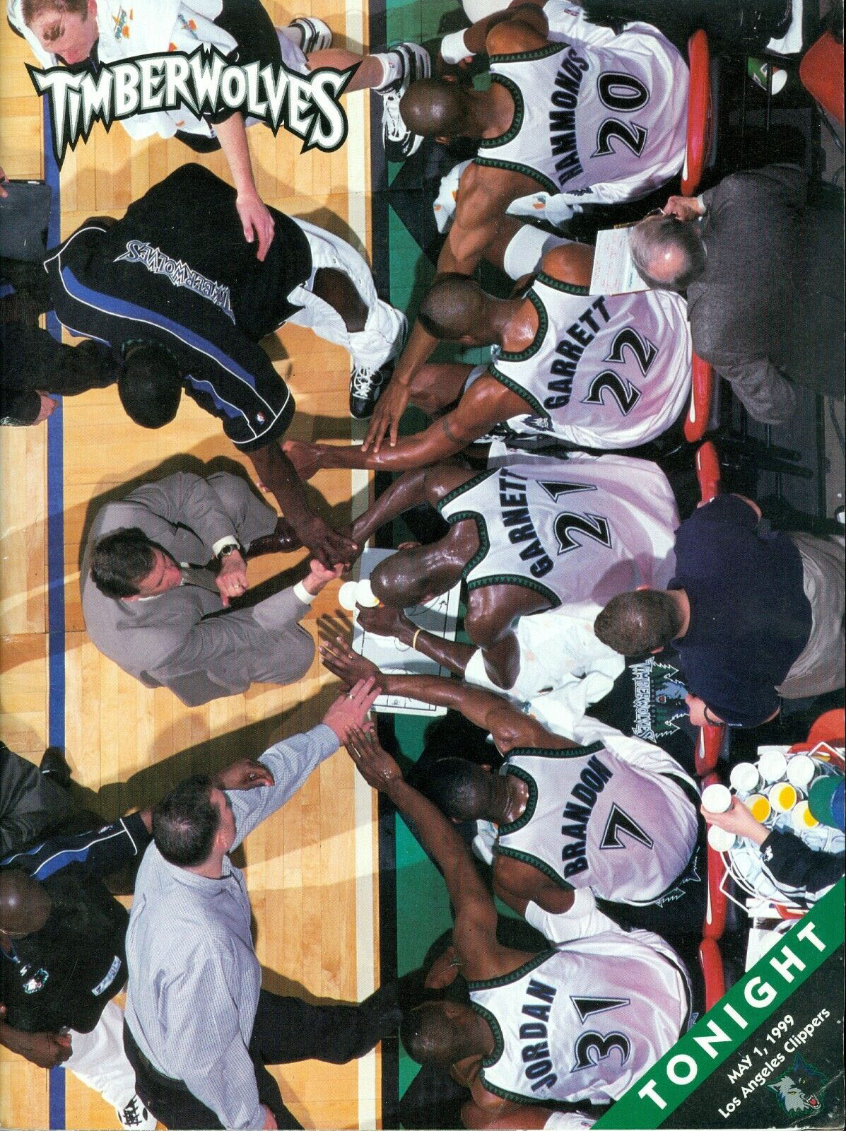 1998-99 Minnesota Timberwolves program