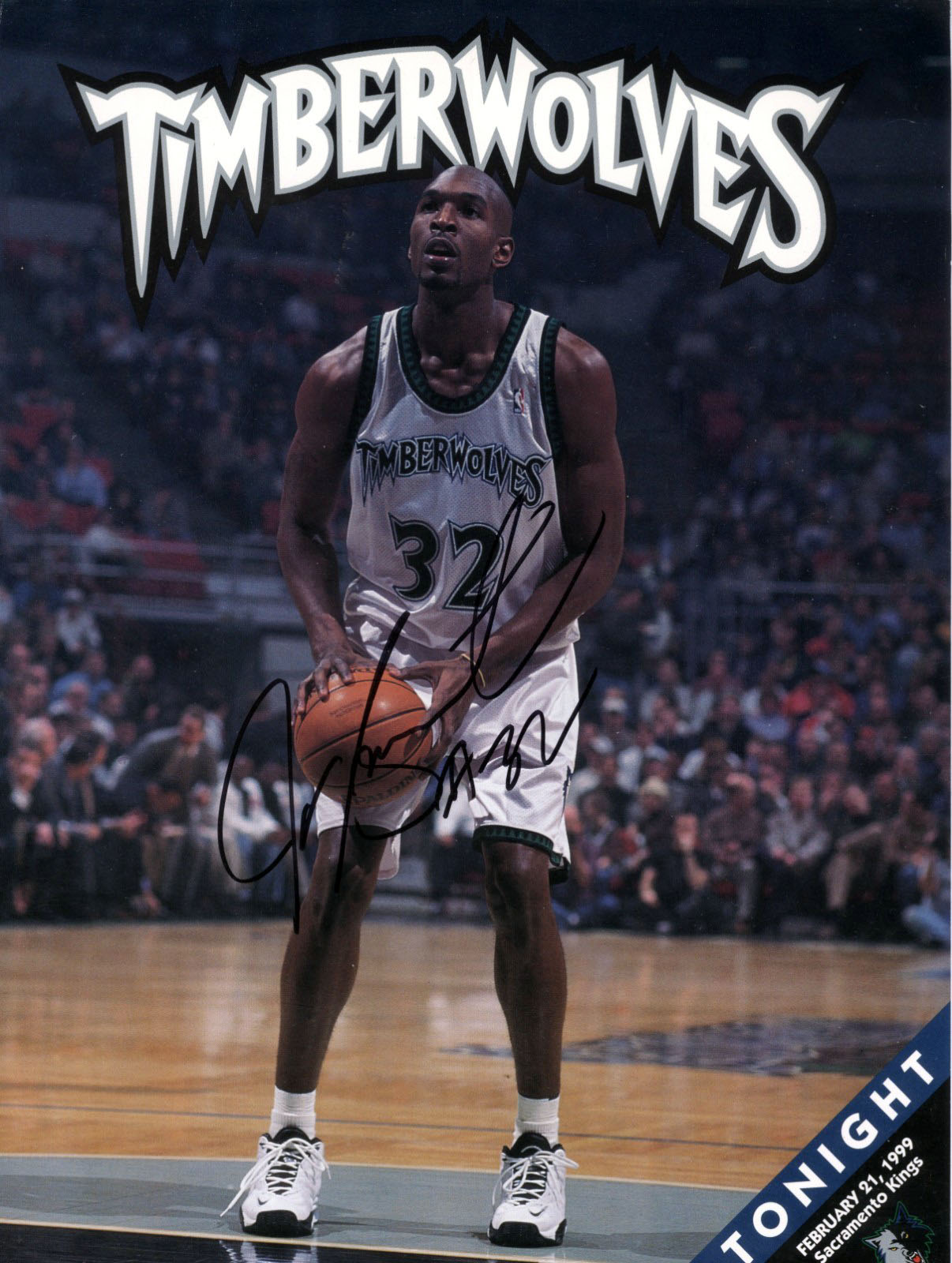 1998-99 Minnesota Timberwolves program
