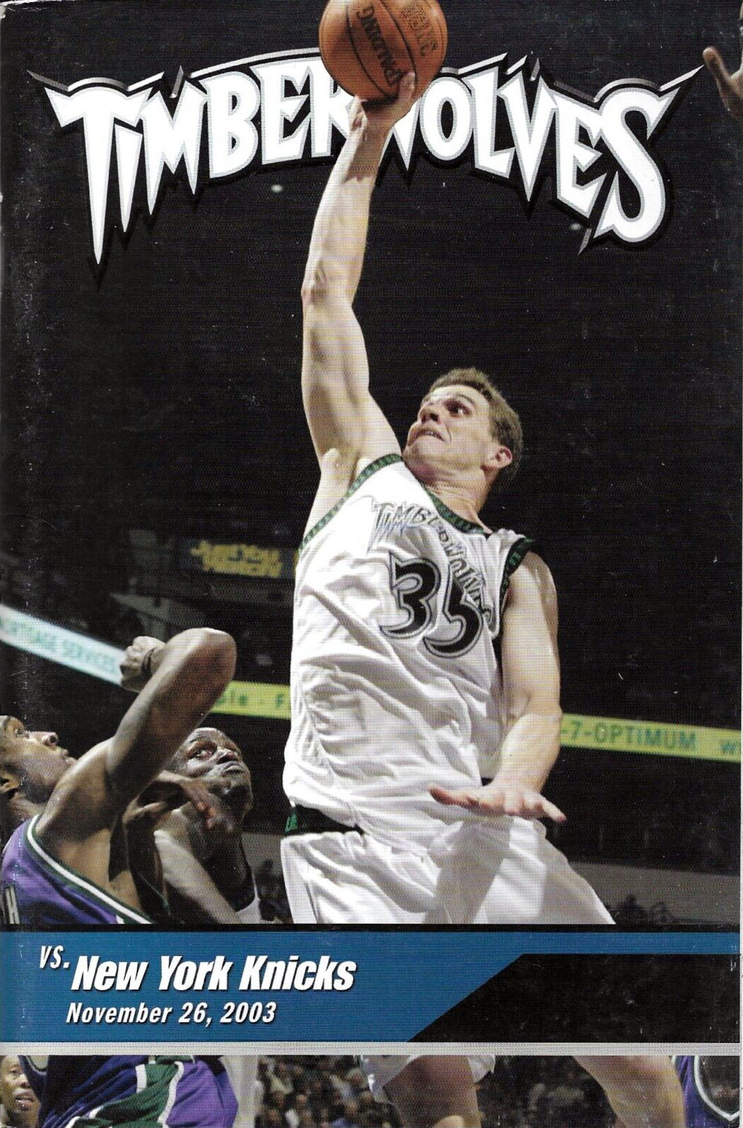 2003-04 Minnesota Timberwolves program