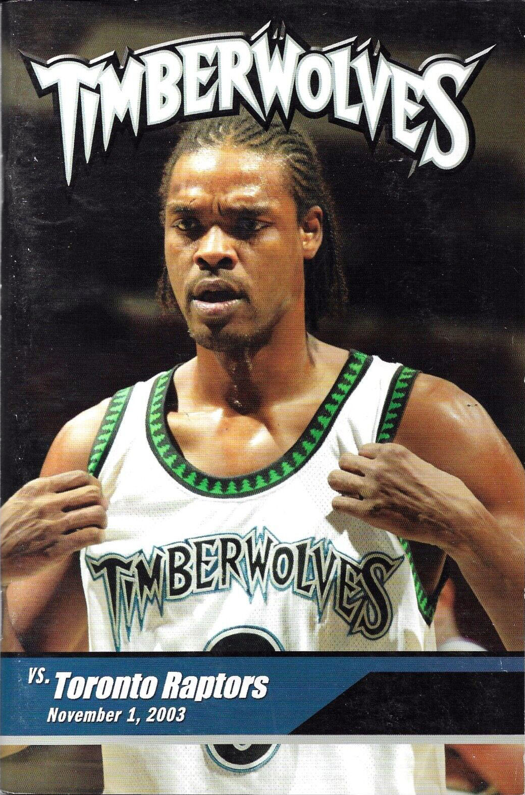 2003-04 Minnesota Timberwolves program