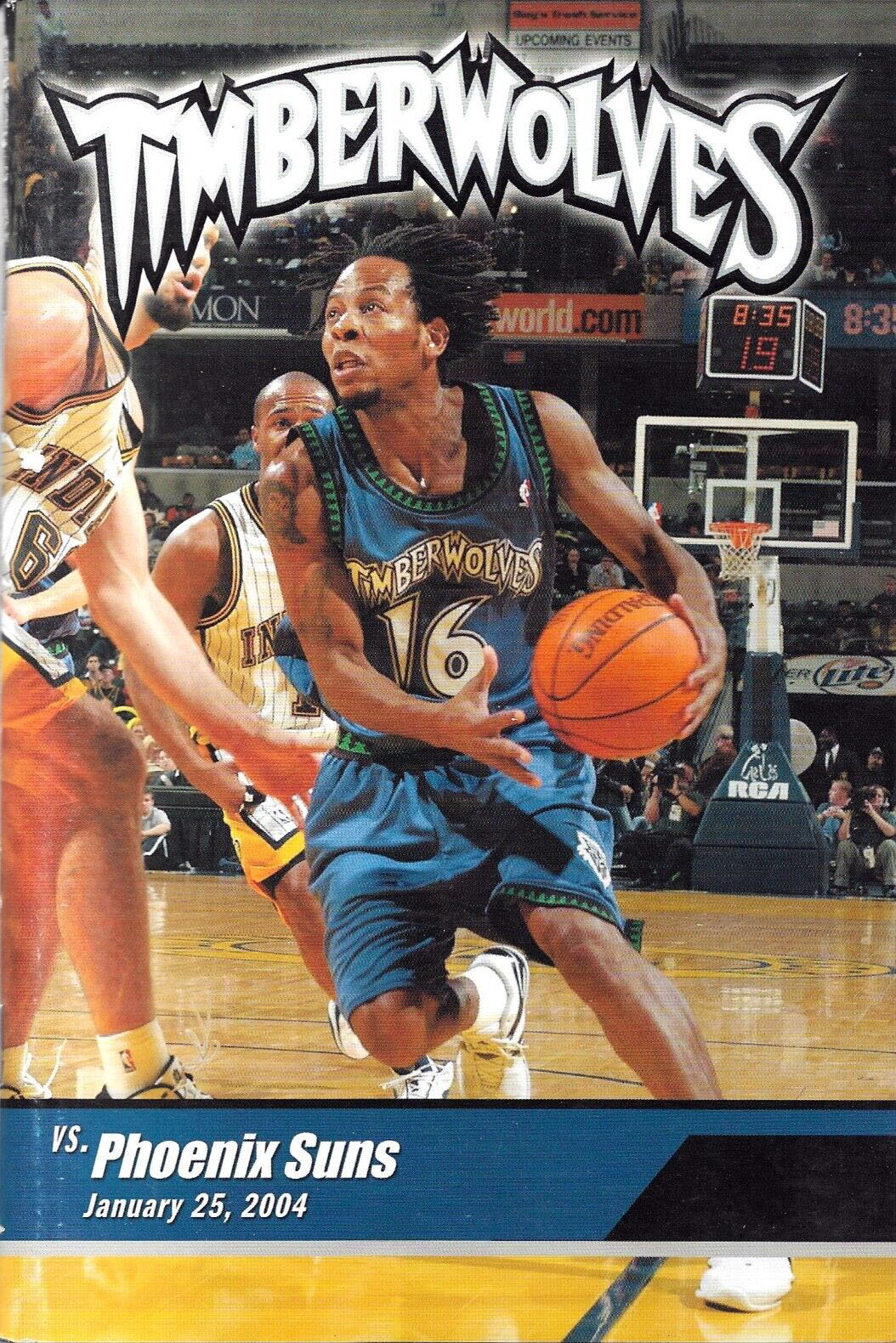 2003-04 Minnesota Timberwolves program