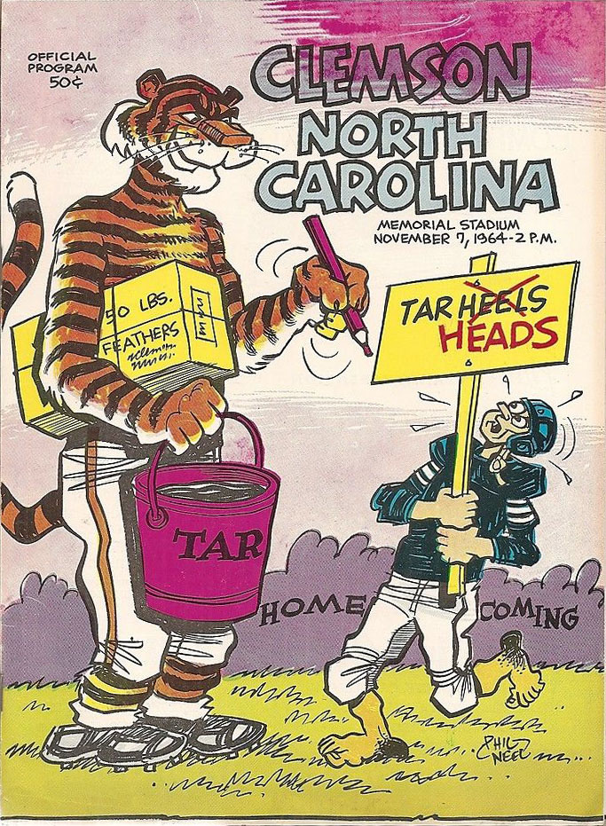 Clemson Tigers vs. North Carolina Tar Heels (November 7, 1964)