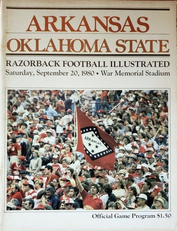 Arkansas Razorbacks vs. Oklahoma State Cowboys (September 20, 1980)