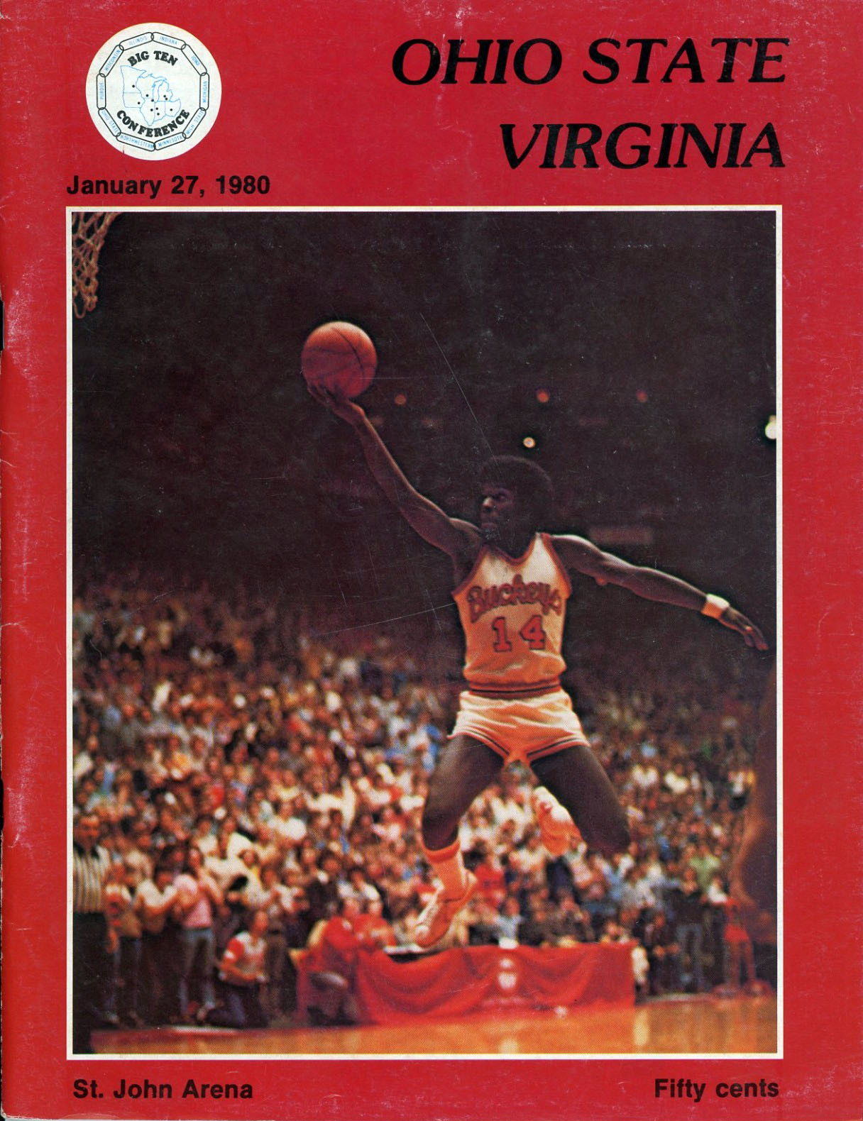 Ohio State Buckeyes vs. Virginia Cavaliers (January 27, 1980)
