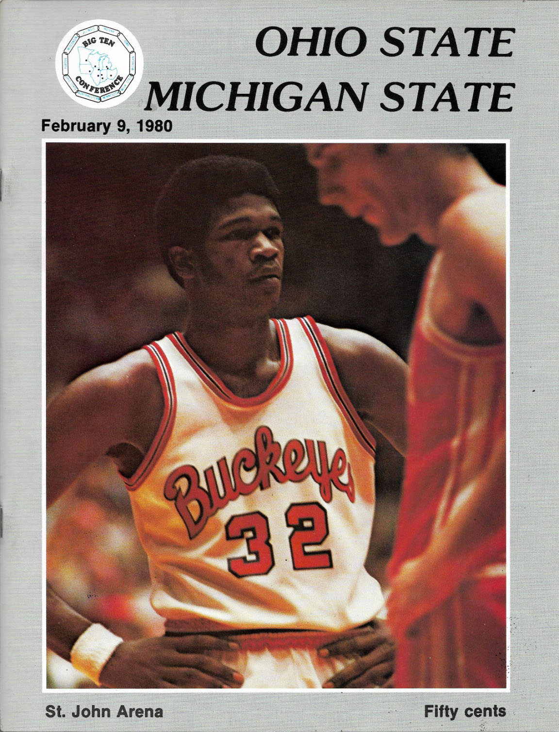 Ohio State Buckeyes vs. Michigan State Spartans (February 9, 1980)