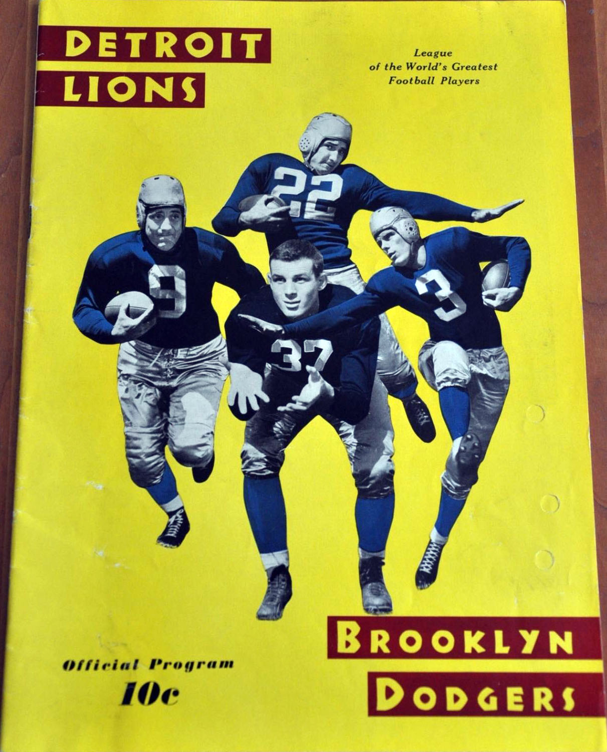 Detroit Lions vs. Brooklyn Dodgers (September 24, 1939