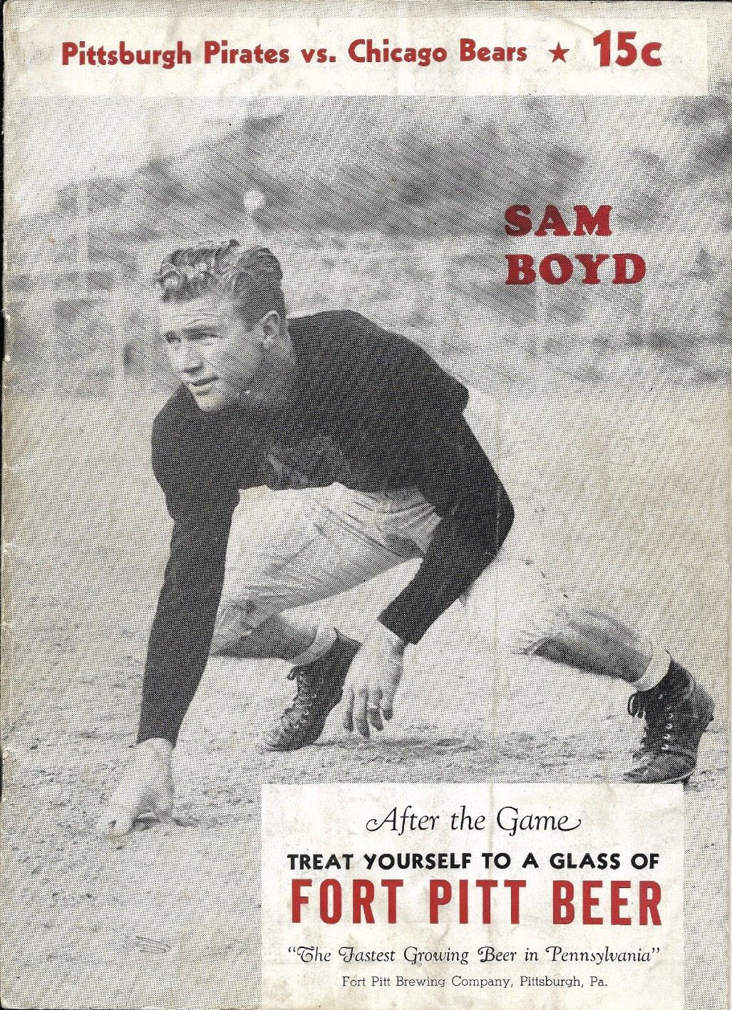 Pittsburgh Pirates vs. Chicago Bears (October 2, 1939)