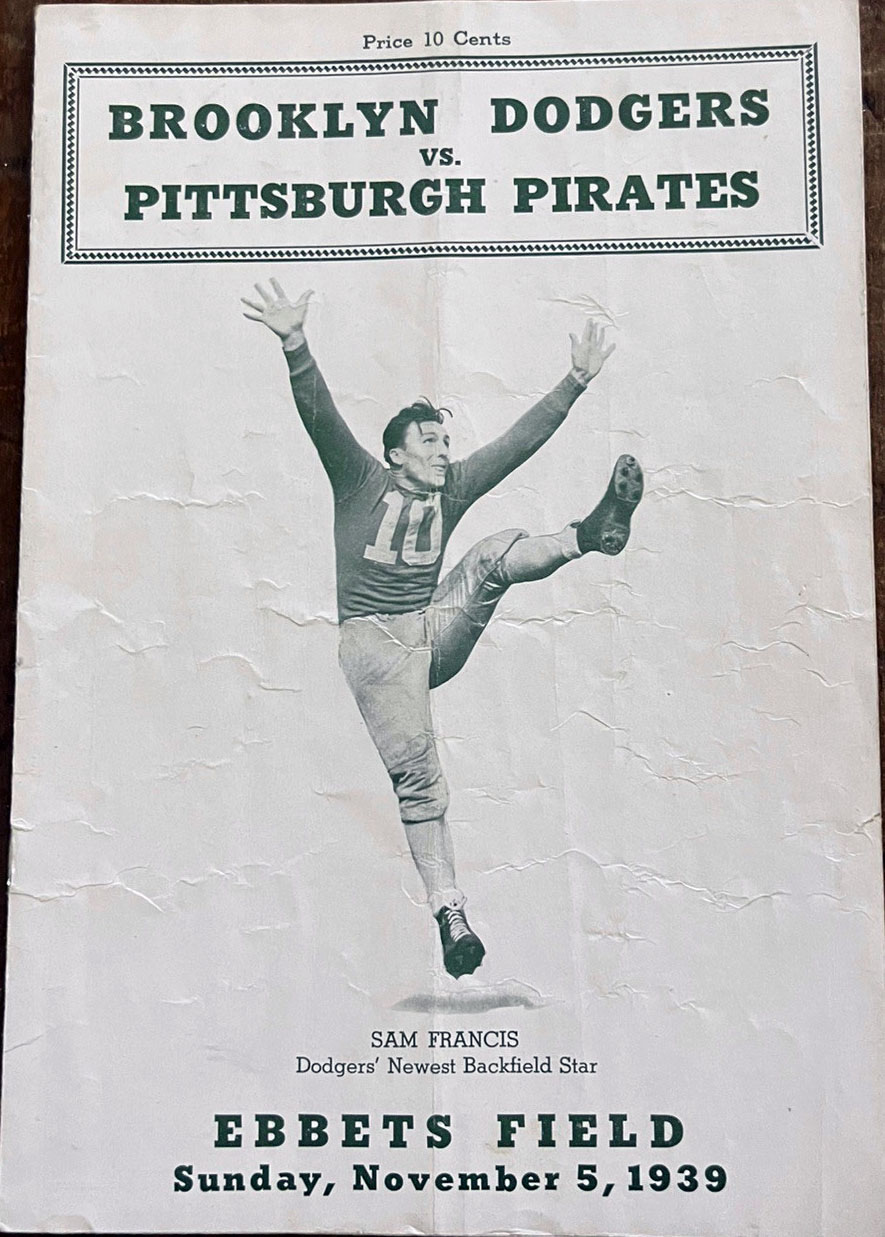Brooklyn Dodgers vs. Pittsburgh Pirates (November 5, 1939)