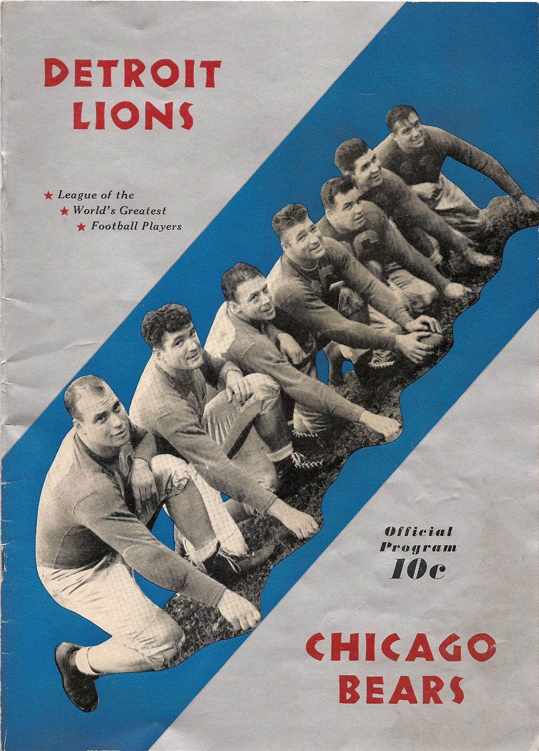 Detroit Lions vs. Chicago Bears (November 12, 1939)