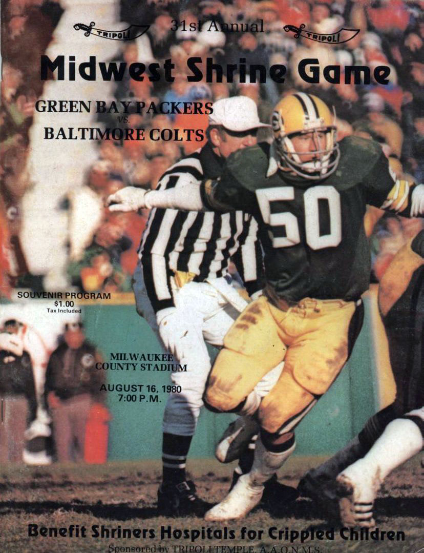 Green Bay Packers vs. Baltimore Colts (August 16, 1980)