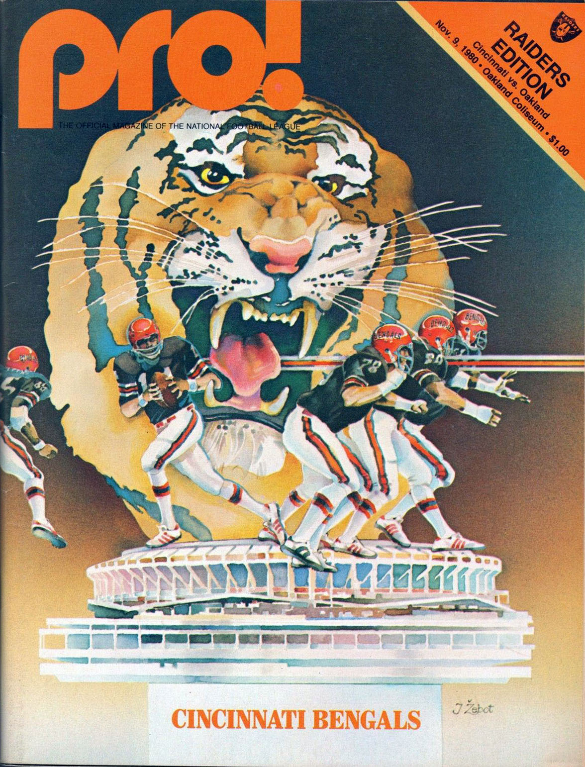Oakland Raiders vs. Cincinnati Bengals (November 9, 1980)