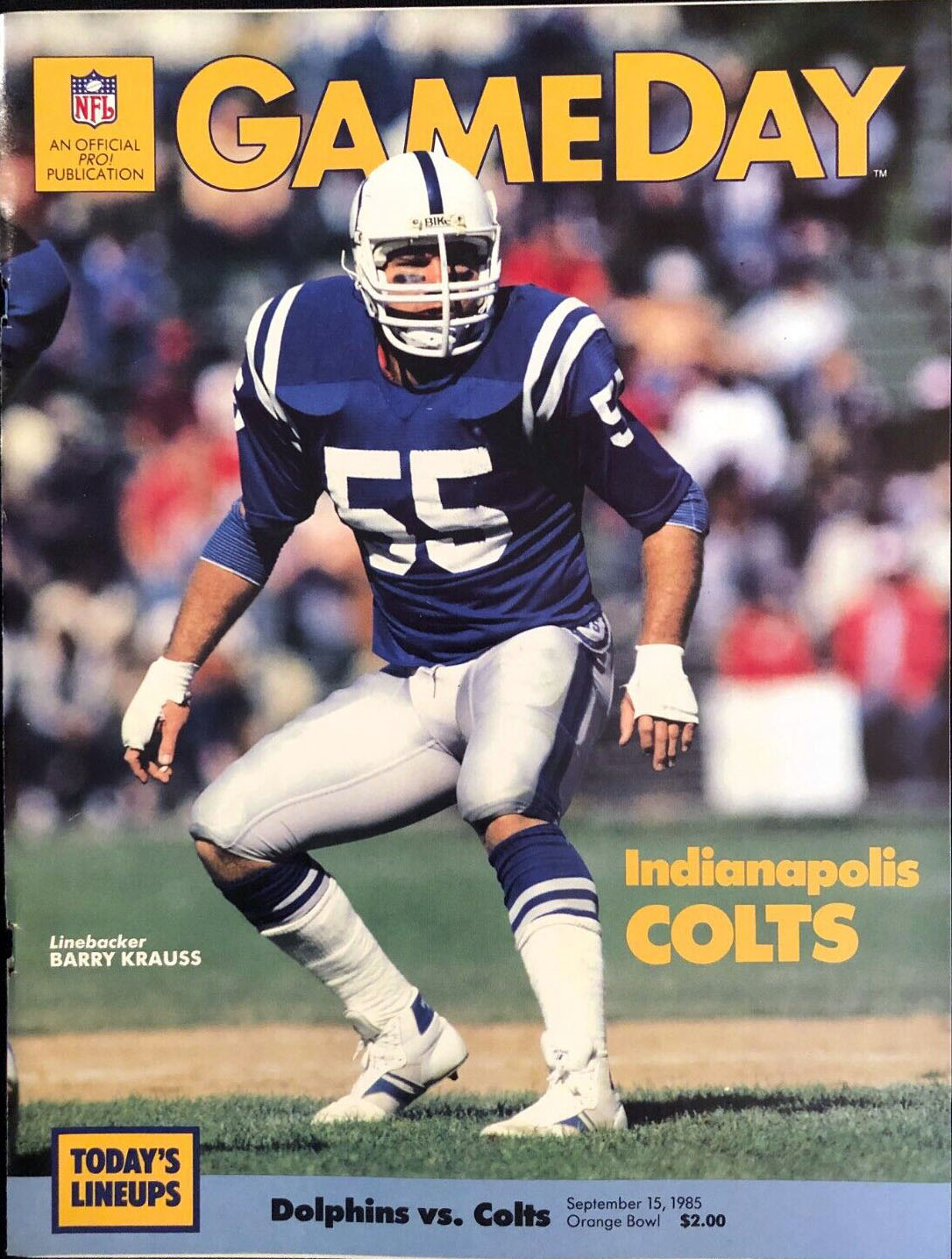 Miami Dolphins vs. Indianapolis Colts (September 15, 1985)