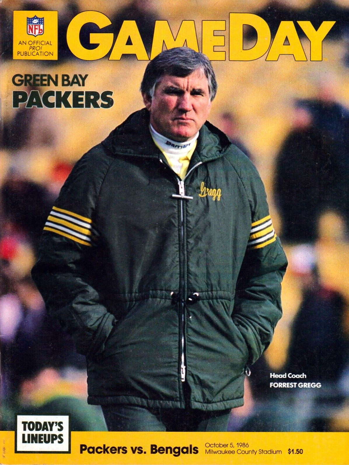 Green Bay Packers vs. Cincinnati Bengals (October 5, 1986)
