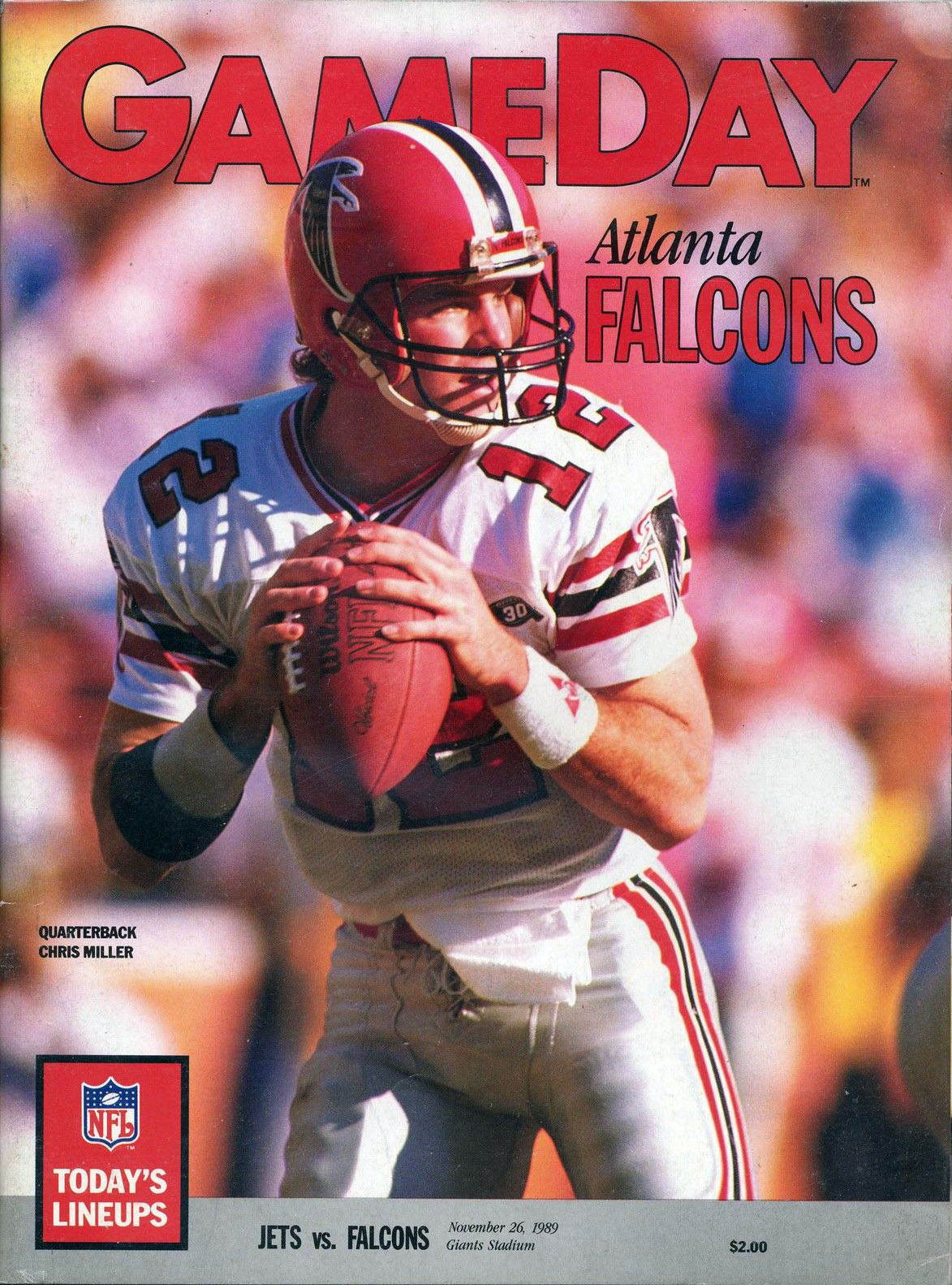 New York Jets vs. Atlanta Falcons (November 26, 1989)