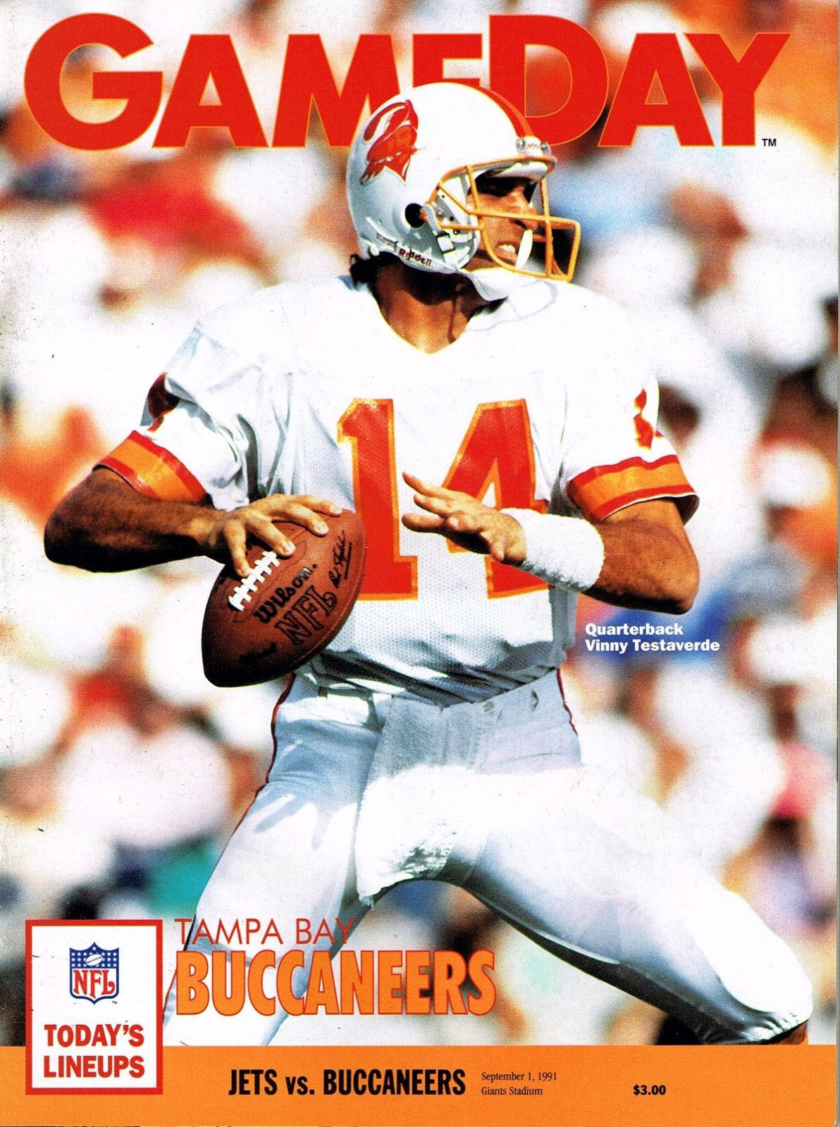 New York Jets vs. Tampa Bay Buccaneers (September 1, 1991)