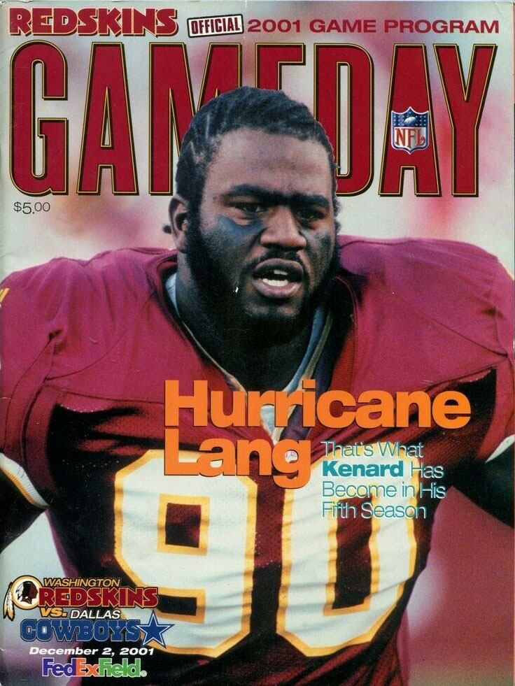 Washington Redskins vs. Dallas Cowboys (December 2, 2001)