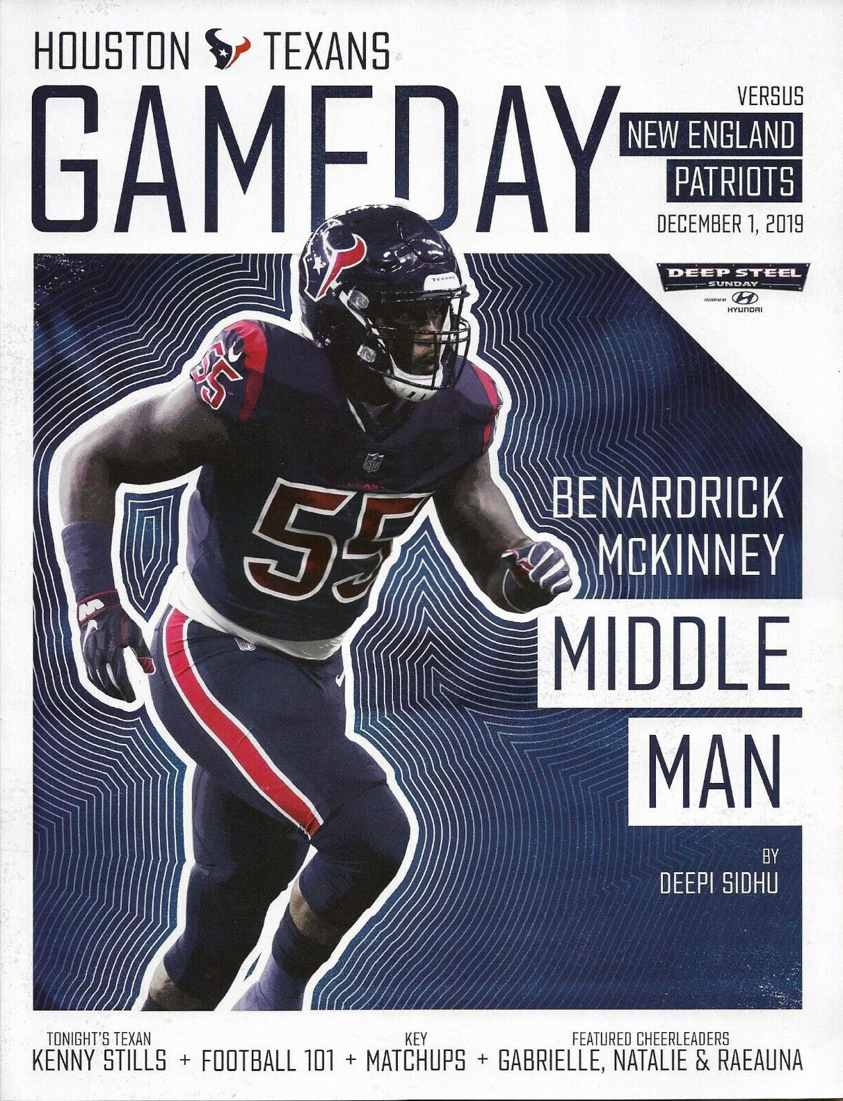 Houston Texans vs. New England Patriots (December 1, 2019)