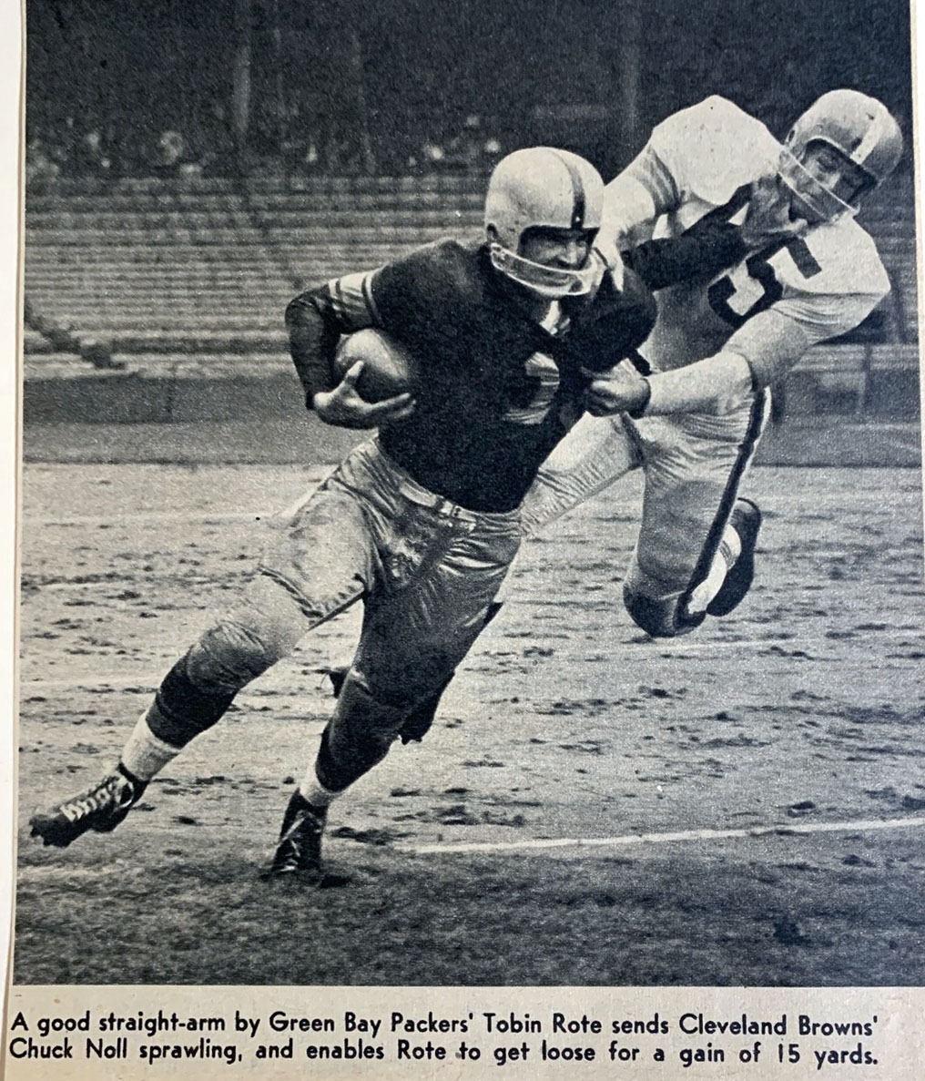 1956 Tobin Rote/Chuck Noll Photo