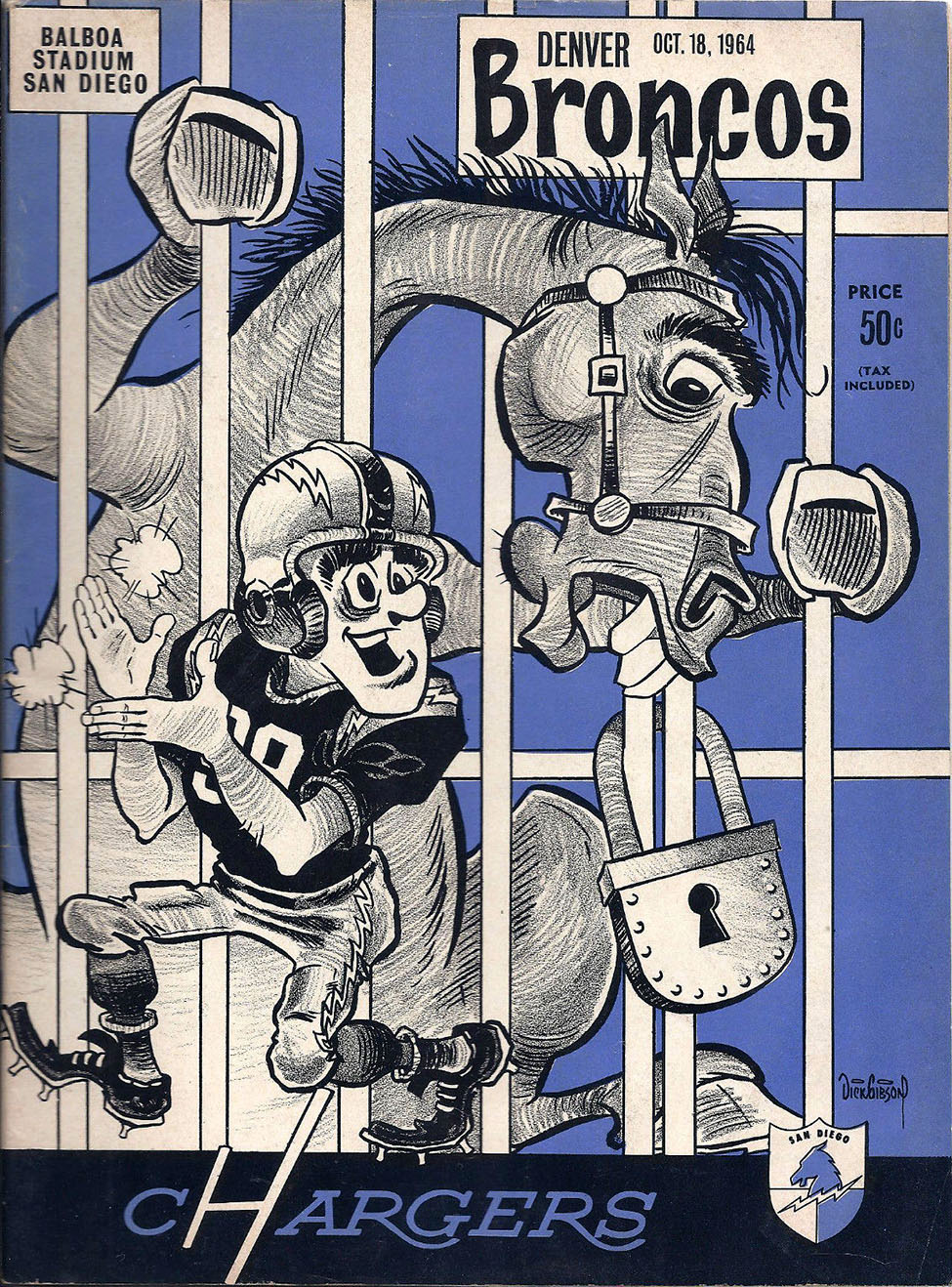 San Diego Chargers vs. Denver Broncos (October 18, 1964)