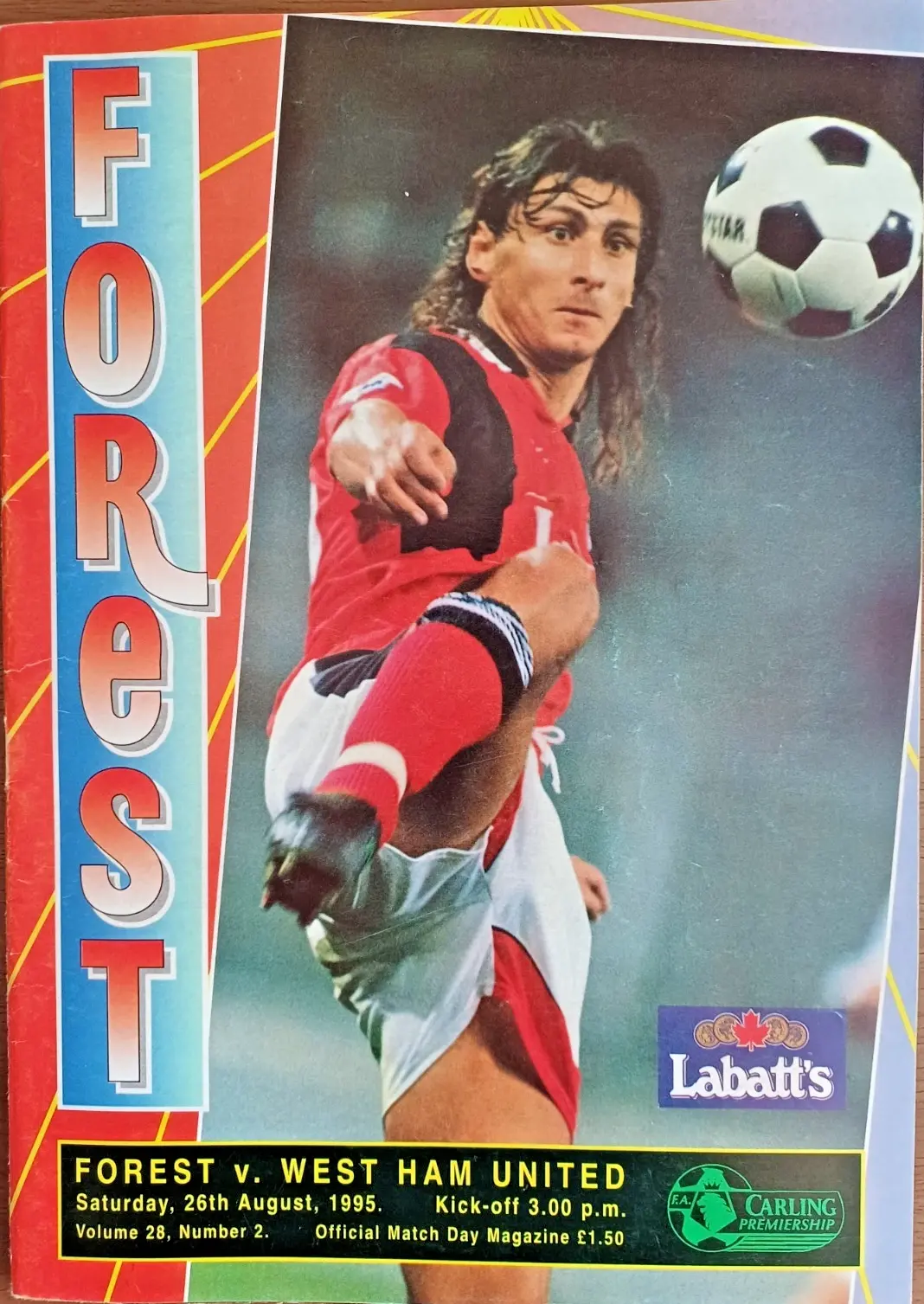 Nottingham Forest vs. West Ham United (August 26, 1995)