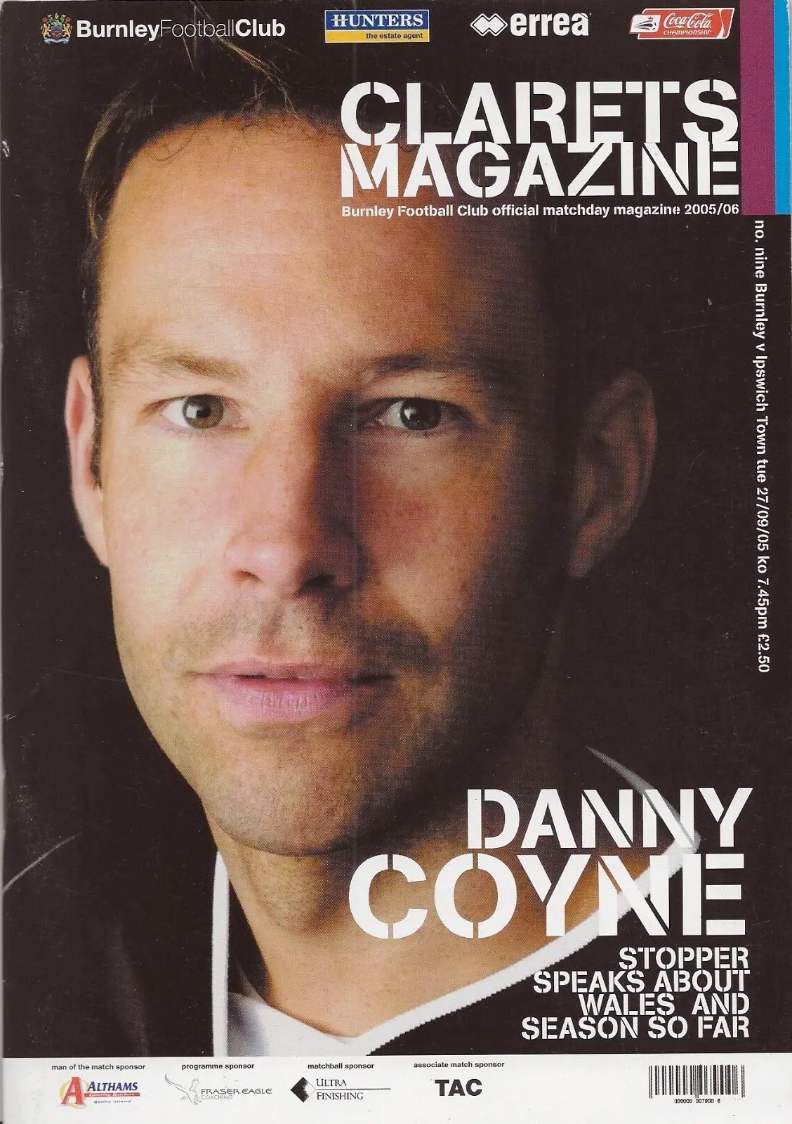 Burnley vs. Ipswich Town (September 27, 2005)