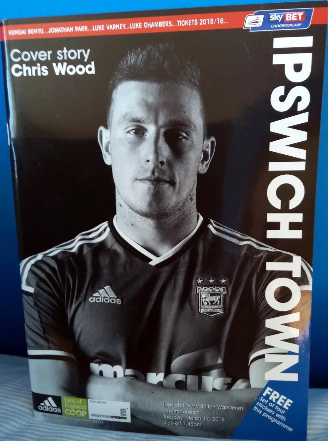 Ipswich Town vs. Bolton Wanderers (March 17, 2015)