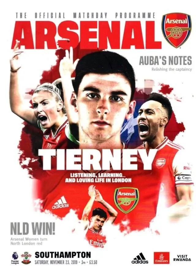 Arsenal vs. Southampton (November 23, 2019)