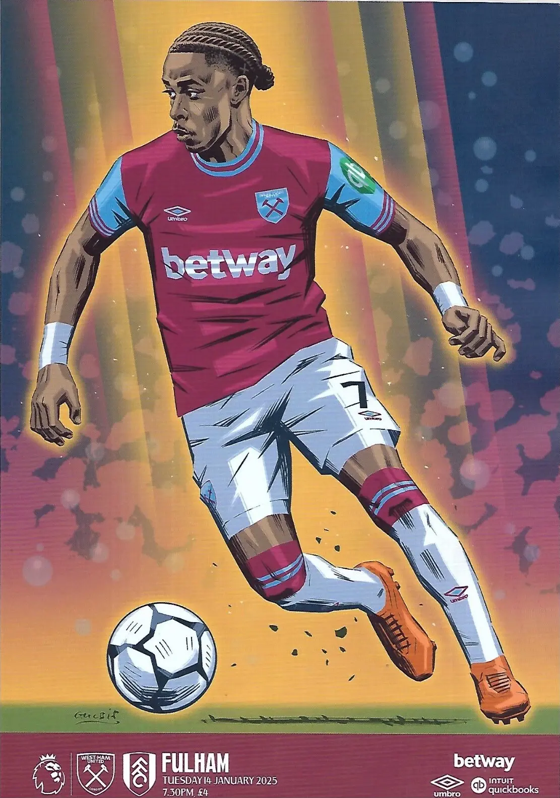 West Ham United vs. Fulham (January 14, 2025)
